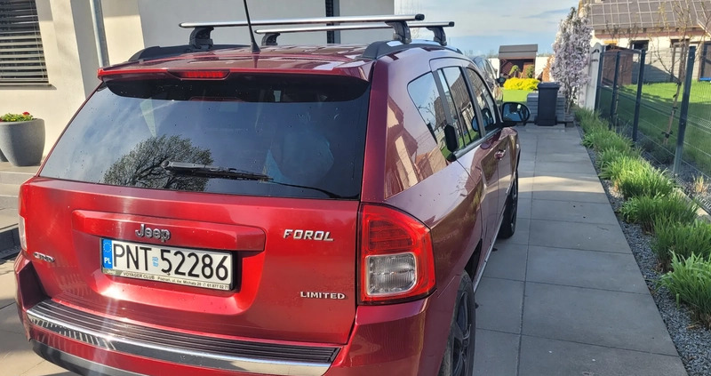 Jeep Compass cena 26000 przebieg: 298500, rok produkcji 2012 z Opalenica małe 79